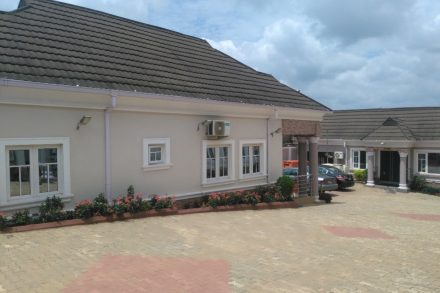 Ample parking space at Prodis Hotel & Suites, Sagamu, Ogun State.