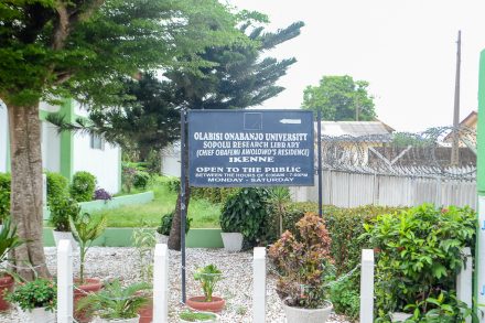 Sopolu Research Library in the compound of Chief Awolowo in Ikenne.