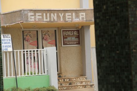 Efunyela Hall in the compound