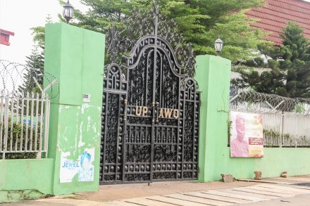 Awolowo residence front gate