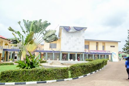 Inside the compound of Awolowo residence.